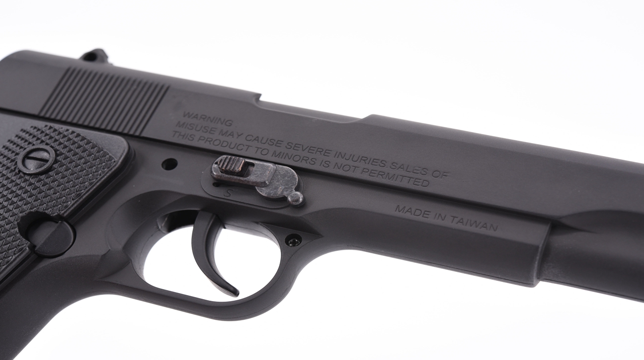 Hwasan M1911 Co2 Pistol (4.5mm – Black) Hwasan M1911 Co2 Pistol (4.5mm – Black)