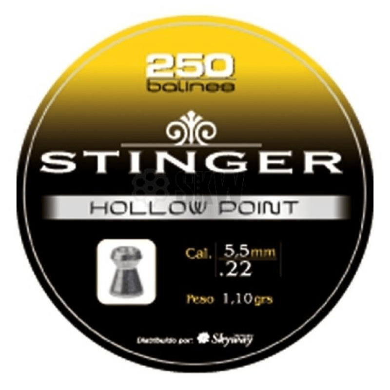 Stinger Hallow Point (5.5mm/.22 Pellets – 250 Rounds) Stinger Hallow Point (5.5mm/.22 Pellets – 250 Rounds)