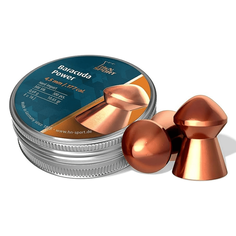 H&N Baracuda Power (4.5mm/.177 Pellets - 300 Rounds)