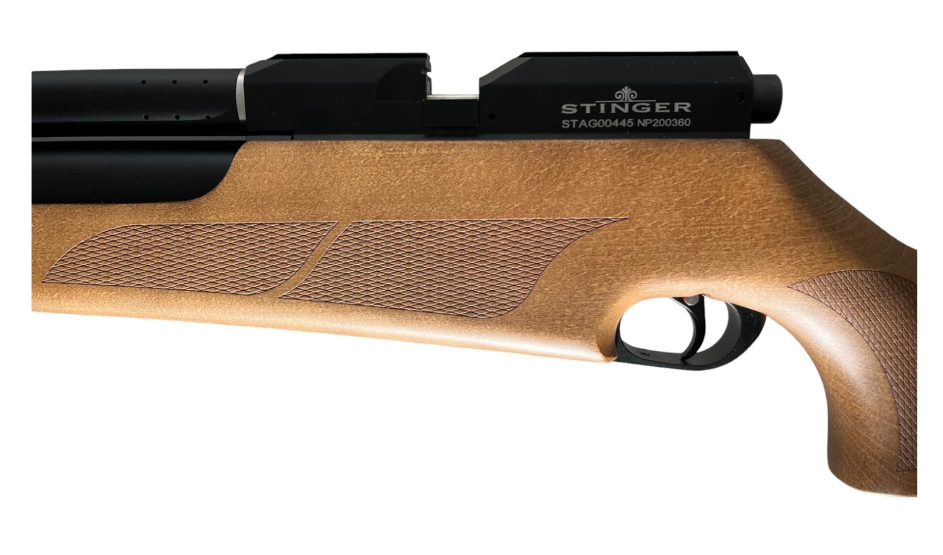 Stinger Neptuno PCP Air Gun (4.5mm/.177- Wood) Stinger Neptuno PCP Air Gun (4.5mm/.177- Wood)