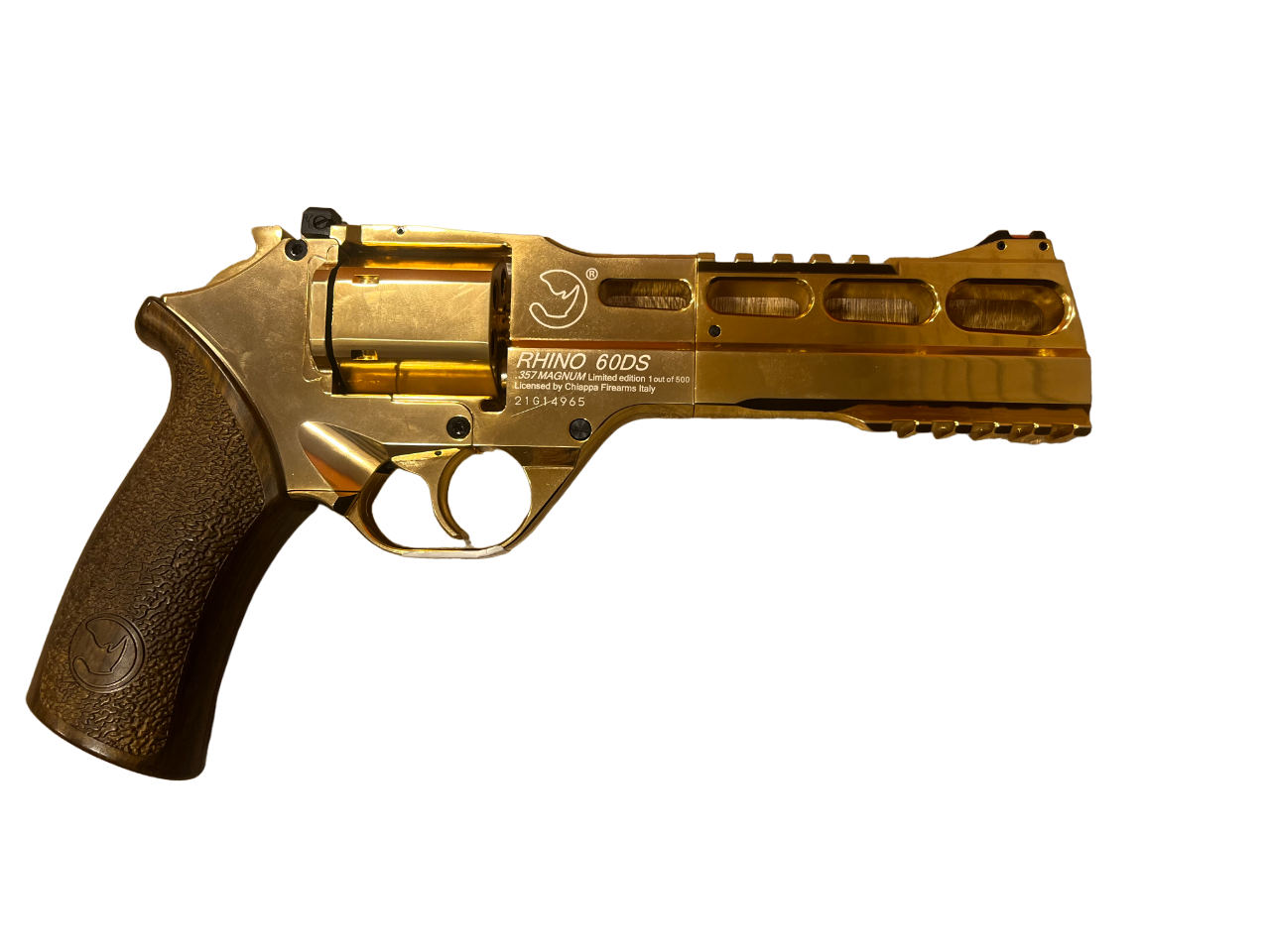 Chiappa 4.5mm/.177 Charging Rhino 60DS Co2 Revolver (6″ – Gold – 440.129) Chiappa 4.5mm/.177 Charging Rhino 60DS Co2 Revolver (6″ – Gold – 440.129)