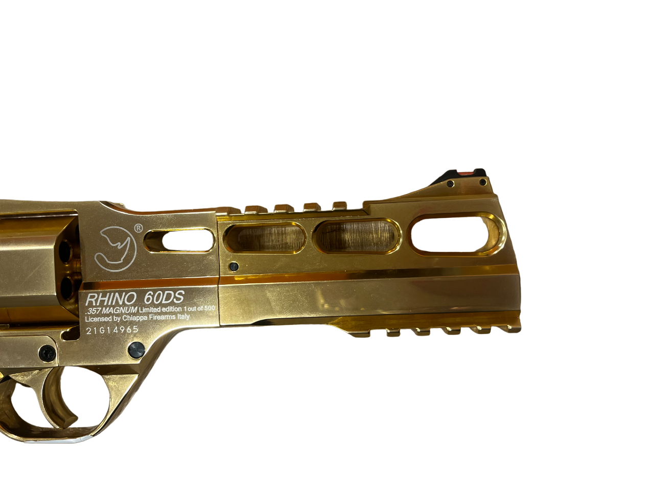 Chiappa 4.5mm/.177 Charging Rhino 60DS Co2 Revolver (6″ – Gold – 440.129) Chiappa 4.5mm/.177 Charging Rhino 60DS Co2 Revolver (6″ – Gold – 440.129)