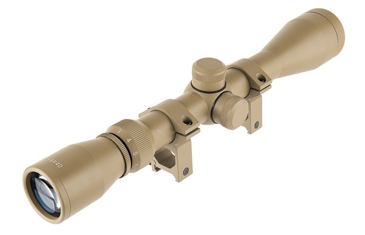 Lancer Tactical 3-9 x 40E Sniper Scope (Tan) Lancer Tactical 3-9 x 40E Sniper Scope (Tan)