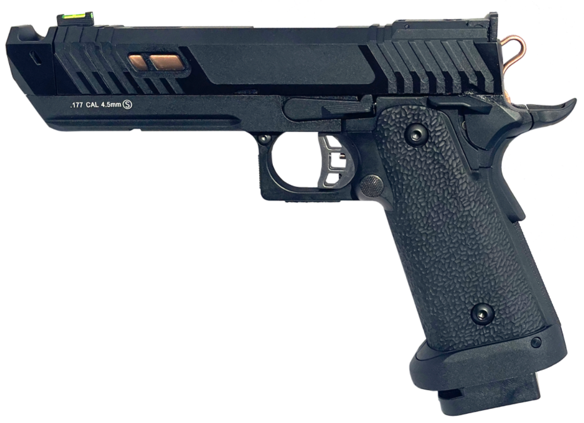 Pit Viper Air Pistol Hi-Capa Co2 Blowback (Full Metal – Rose Barrel – L45-21065C) Pit Viper Air Pistol