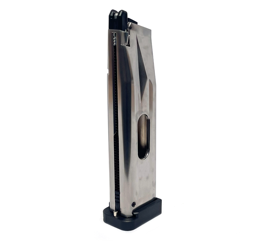 KLI JW3 Baba Yaga Hi-Capa 5.1 Co2 Extended Magazine (4.5mm/.177 - Silver)