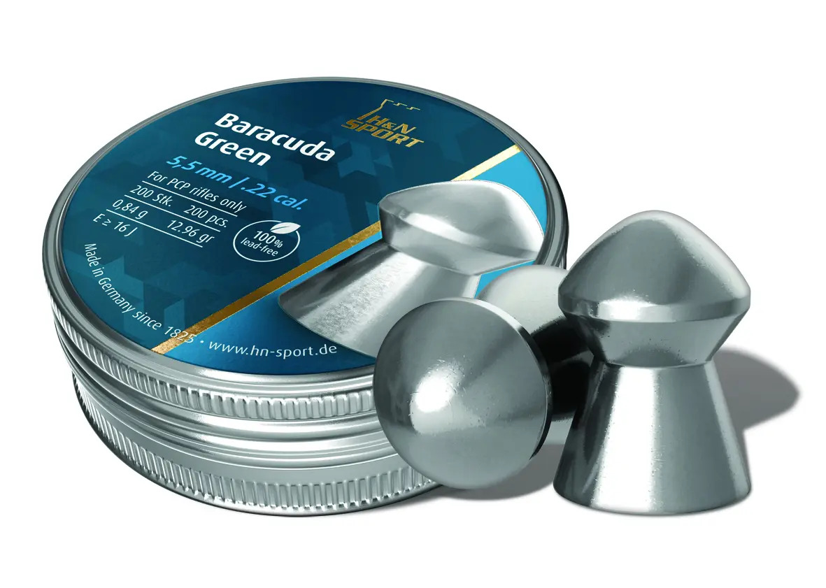 H&N Baracuda Green (5.5mm/.22 Pellets – 200 Rounds) H&N Baracuda Green (5.5mm/.22 Pellets - 200 Rounds)