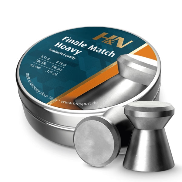 H&N Match Heavy (4.5mm/.177 Pellets – 500 Rounds) H&N Match Heavy (4.5mm/.177 Pellets - 500 Rounds)