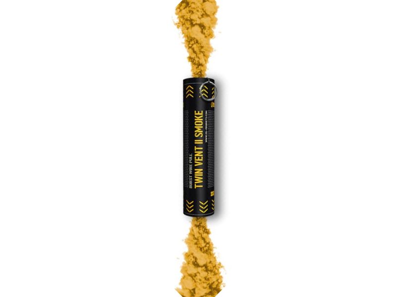 Enola Gaye Twin Vent II Smoke Grenade (TWV40Y – Yellow) Enola Gaye Twin Vent II Smoke Grenade (TWV40Y - Yellow)
