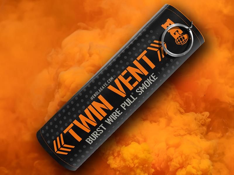Enola Gaye Twin Vent Burst Wire Pull Smoke Grenade (BWP02Y – Yellow) Enola Gaye Twin Vent Burst Wire Pull Smoke Grenade (BWP02Y - Yellow)