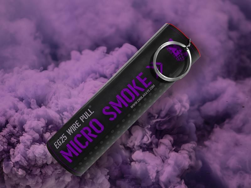 Enola Gaye EG25 Wire Pull Micro Smoke Grenade (EG25P – Purple) Enola Gaye EG25 Wire Pull Micro Smoke Grenade (EG25P – Purple)