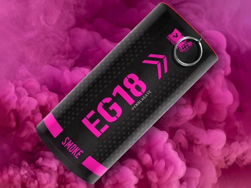 Enola Gaye EG18 Wire Pull Smoke Grenade (EG18APK – Pink) Enola Gaye EG18 Wire Pull Smoke Grenade (EG18APK - Pink)