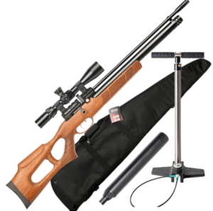 Kral Nish PCP .177 Walnut Package - (Bundle Deal - Walnut Wood Finish)
