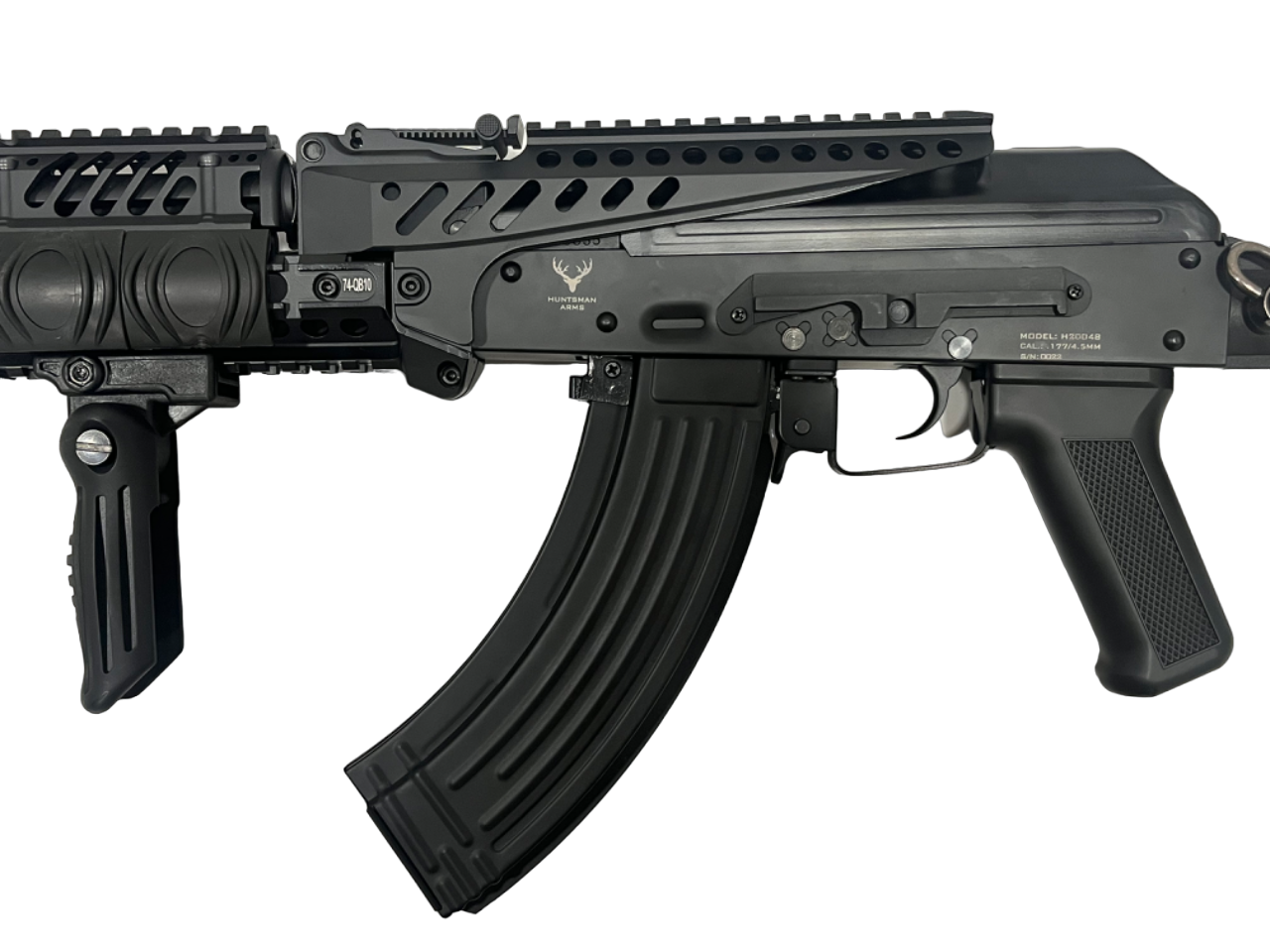 Huntsman Arms Tactical Co2 AK-47 Rifle (4.5mm/.177- Black)