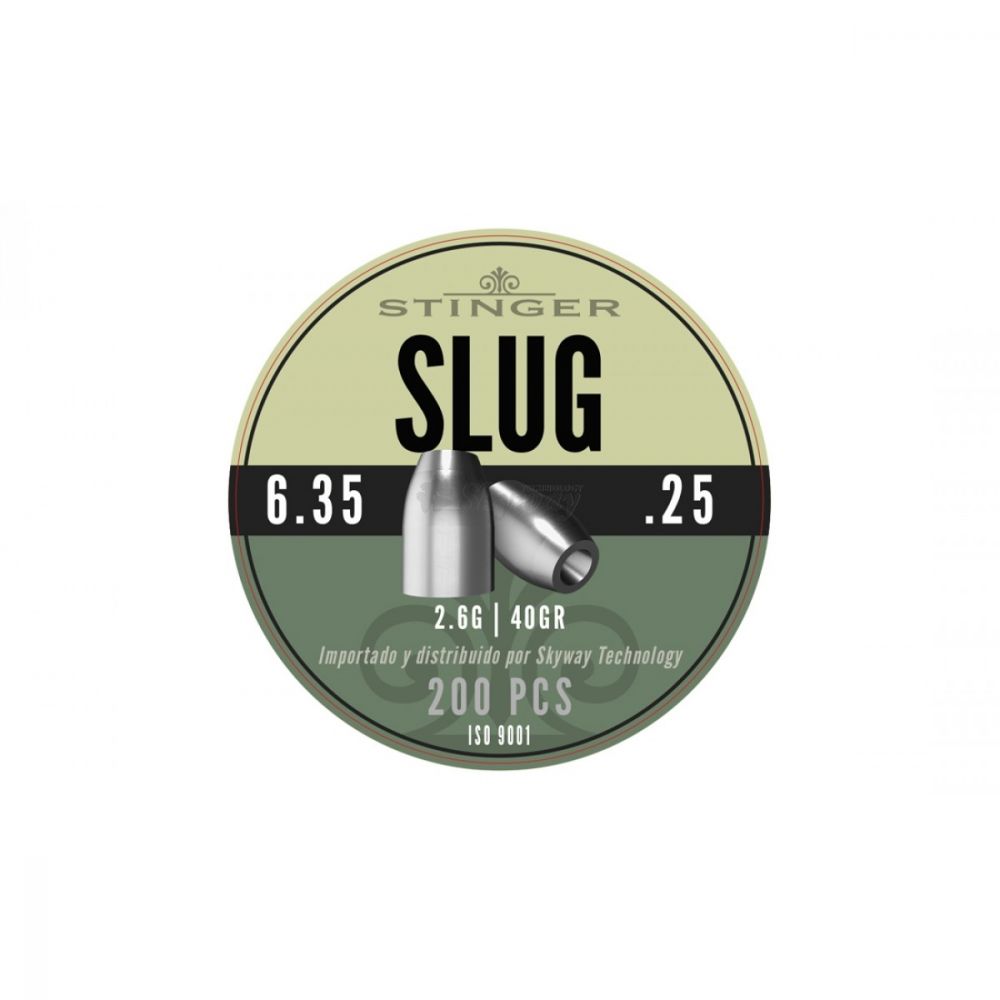 Stinger Slug .25/6.35mm – 2.60g – 200 Rounds Stinger Slug .25/6.35mm - 2.60g - 200 Rounds