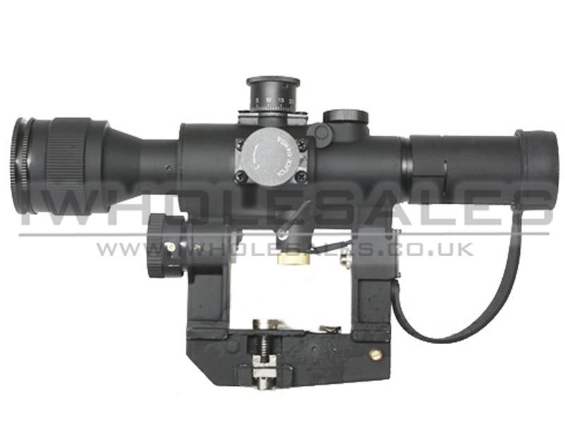 UFC 4x26 SVD Red Illuminated Sniper Scope (UFCSC19)