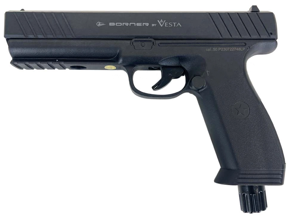 Borner PDW50 0.50 Paintball Pistol (Co2 Powered by Vesta Defense) Borner PDW50 0.50 Paintball Pistol (Co2 Powered by Vesta Defense)