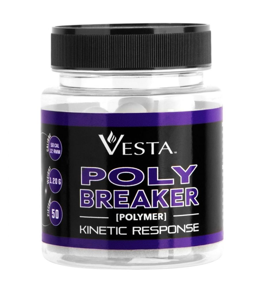Vesta Rubber Bal Paintball 0.50 (50pcs - PB)