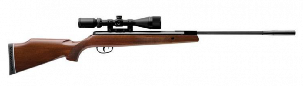 Crosman .22/5.5mm Summit Sniper Rifle with 3-9x40AO Scope (Wood Stock – Spring Powered) Crosman .22/5.5mm Summit Sniper Rifle with 3-9x40AO Scope (Wood Stock – Spring Powered)
