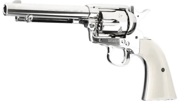 K　5・8セットHAY(ヘイ)REVOLVER（リボルバー） Umarex - 5.8322 Colt Single Action Army Nickel .177 Pellet 5.5inch