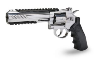 KLI 6.0″ Herc Co2 Revolver (.177/4.5mm – Full Metal – L45-19081-SX – Silver) KLI 6.0" Herc Co2 Revolver (.177/4.5mm - Full Metal - L45-19081-SX - Silver)