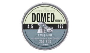 Stinger Domed Hollow .177/4.5mm – 0.55gr – 250 Pellets Stinger Domed Hollow .177/4.5mm - 0.55gr - 250 Pellets