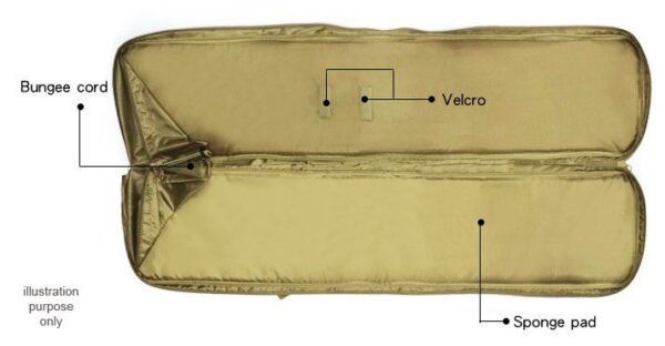 Big Foot Wargame Combat Tactical Gun Bag (120cm – Tan) Big Foot Wargame Combat Tactical Gun Bag (120cm – Tan)
