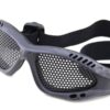 Big Foot Zero Steel Mesh Goggles(Small) (Round Orifice) (Black)