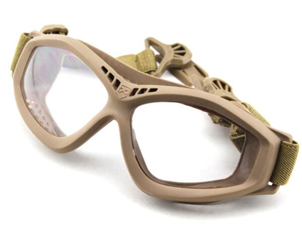 Big Foot Clear Glasses (FAST Helmet Adapted Version) (Tan) Big Foot Clear Glasses (FAST Helmet Adapted Version) (Tan)
