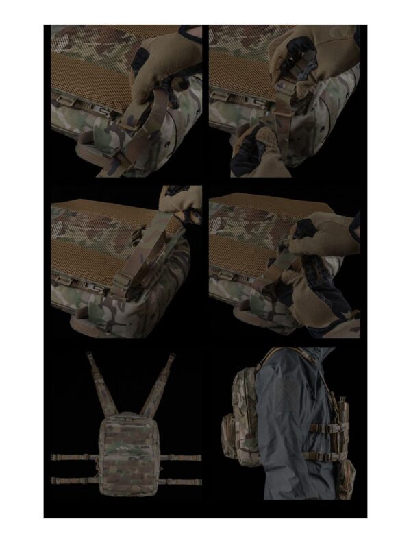 Big Foot – R Assault Tactical Backpack Set (Black) Big Foot – R Assault Tactical Backpack Set (Black)