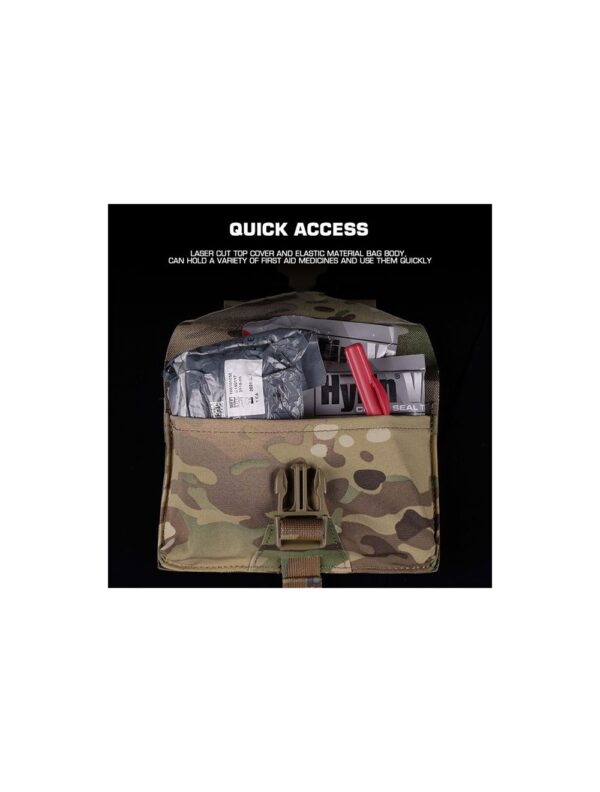 Big Foot – Quick-Release Seal First AId Bag (Stretch – 2nd Generation – Black)