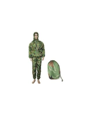 Big Foot Ghillie Suit Leaflike Camouflage Woodland
