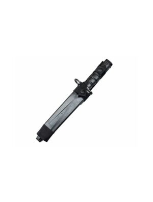 ACM M4 Rubber Knife with Case Frog and Straps (Bayonet – Black – TD201-BK) ACM M4 Rubber Knife with Case Frog and Straps (Bayonet - Black - TD201-BK)