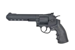 Hwasan 6.0″ Co2 Revolver (4.5mm – Black – Full Metal) Hwasan 6.0" Co2 Revolver (4.5mm - Black - Full Metal)