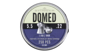 Stinger Domed .22/5.5mm – 1.15gr – 250 Pellets Stinger Domed .22/5.5mm - 1.15gr - 250 Pellets