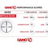 Gamo 4×32 WR Air Rifle Scope with 11mm Dovetail Scope (GAVELC4X32WR) Gamo 4×32 WR Air Rifle Scope with 11mm Dovetail Scope (GAVELC4X32WR)