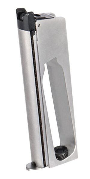 WE 4.5mm/.177 Co2 Magazine Pistol - 1911 Series Silver (MG-45-1911C-SV)