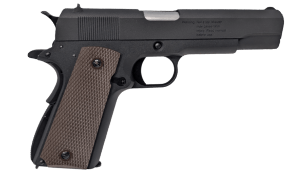 WE 1911 Co2 Blowback Air Pistol, 4.5mm/.177 – (Classic Black – Full Metal – WE-45-E001A)