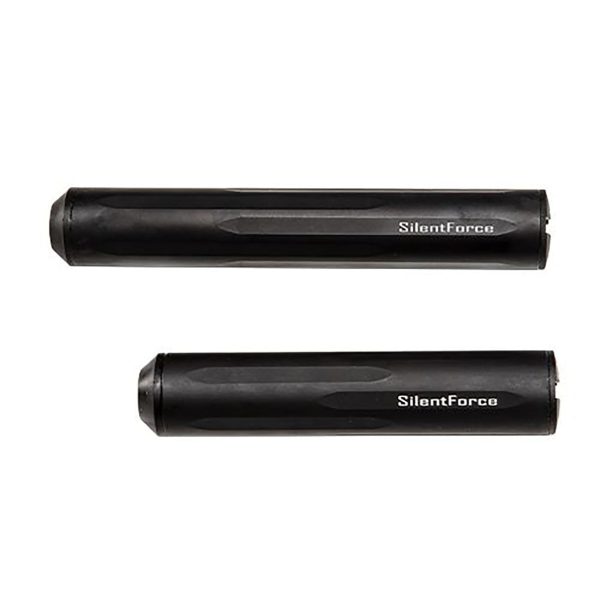 Reximex Silentforce Airgun Silencer / Moderator (1/2″ UNF) – Long Reximex Silentforce long airgun silencer moderator with 1/2 inch UNF female thread