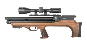 Reximex Lyra Bullpup .177/4.5mm PCP Air Rifle – Walnut Stock Reximex Lyra Bullpup .177/4.5mm PCP Air Rifle - Walnut Stock