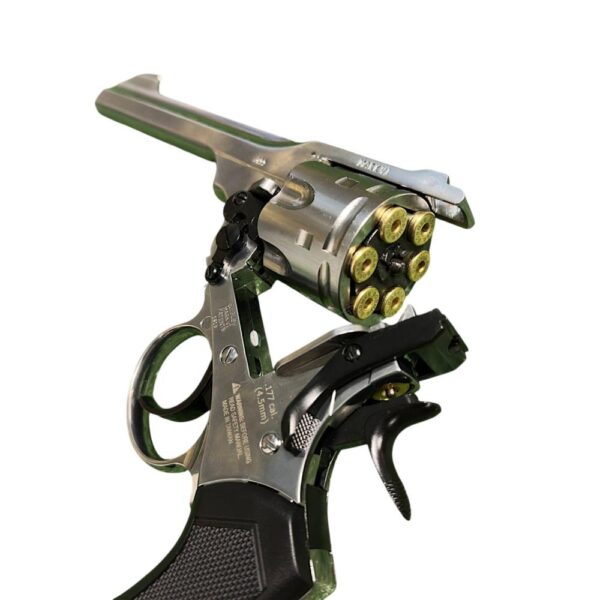 Borner W&S Co2 Revolver (4.5mm/.177- BB- Silver) Borner W&S Co2 Revolver (4.5mm/.177- BB- Silver)