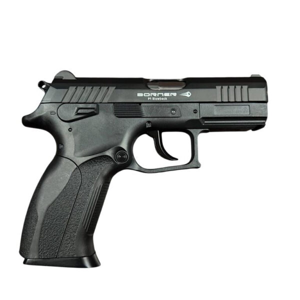 Borner P1 Co2 Blowback Pistol (4.5mm/.177 – BB – Black) Borner P1 Co2 Blowback Pistol (4.5mm/.177 – BB – Black)