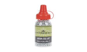Stinger 4.5mm (.177 Caliber) Steel BBs – 1,500 Count Bottle (ST-BB-45-1500) Stinger 4.5mm (.177 Caliber) Steel BBs - 1,500 Count Bottle (ST-BB-45-1500)