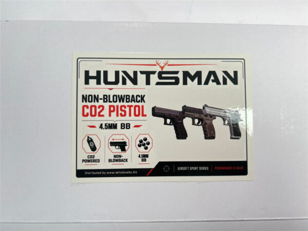 Huntsman Desert Eagle Series Co2 Non-Blowback Pistol (Polymer – 4.5mm/.177 BB)