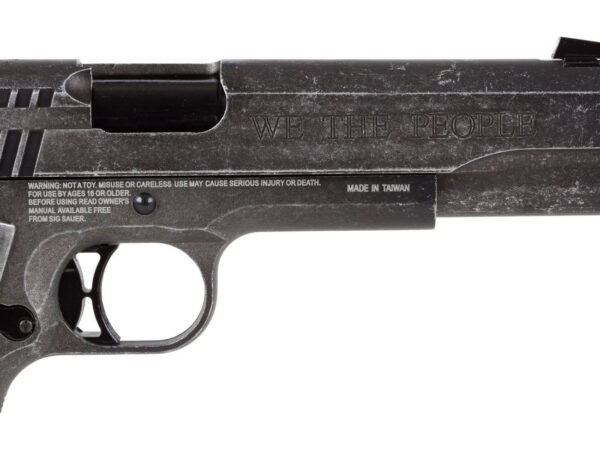 Sig Sauer 1911 “We The People” 4.5mm/.177 CO2 Blowback Air Pistol – Distressed Finish Sig Sauer 1911 “We The People” 4.5mm/.177 CO2 Blowback Air Pistol – Distressed Finish