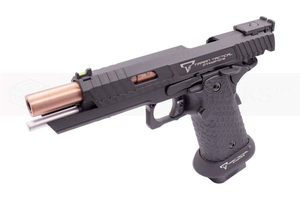 [Air Gun] TTI x EMG 2011 Combat Master Co2 Blowback Pistol (TT-CM0101-AG – 4.5mm/.177)