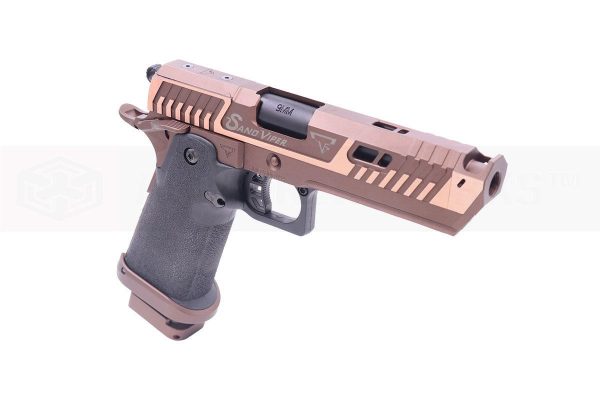 [Air Gun] TTI x EMG 2011 Sand Viper Co2 Blowback Pistol (TT-SV0100-AG – 4.5mm/.177)