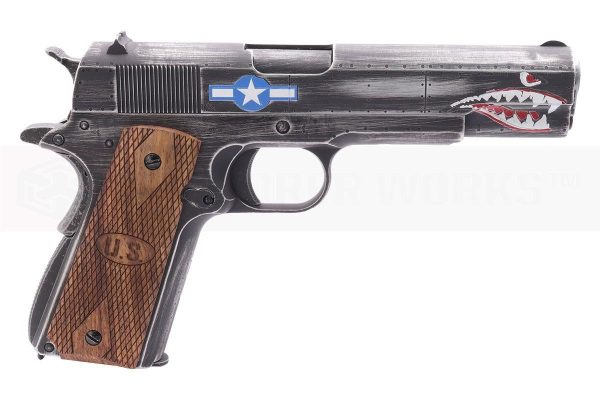 [Air Gun] Auto Ordnance Cybergun Custom 1911 Squadron Co2 Blowback Pistol (CG-AU0100-AG – 4.5mm/.177)
