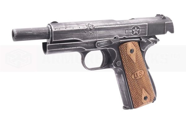 [Air Gun] Auto Ordnance Cybergun Custom 1911 Victory Girls Co2 Blowback Pistol (CG-AU0200-AG – 4.5mm/.177)